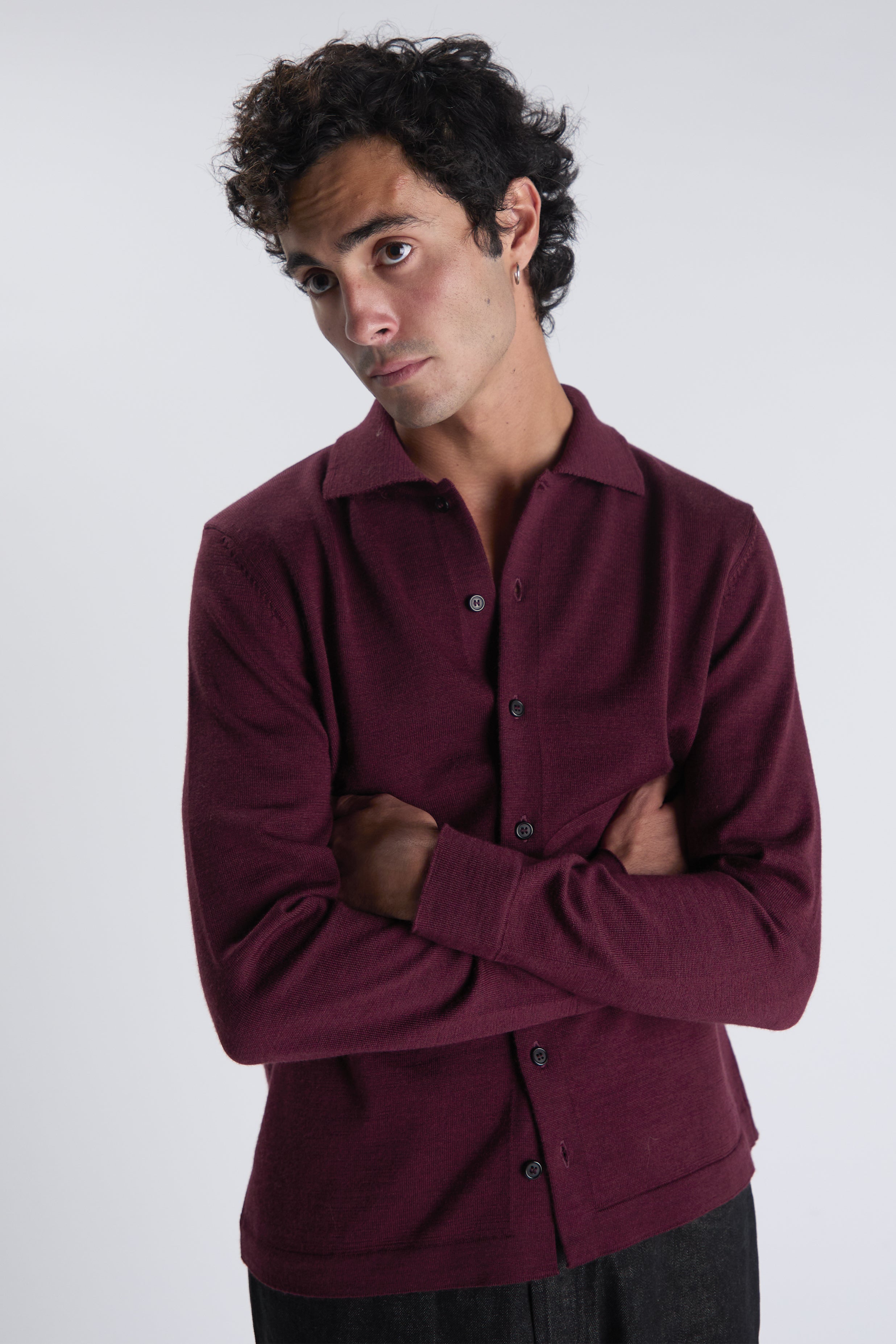 Cardigan Bomera bordeaux