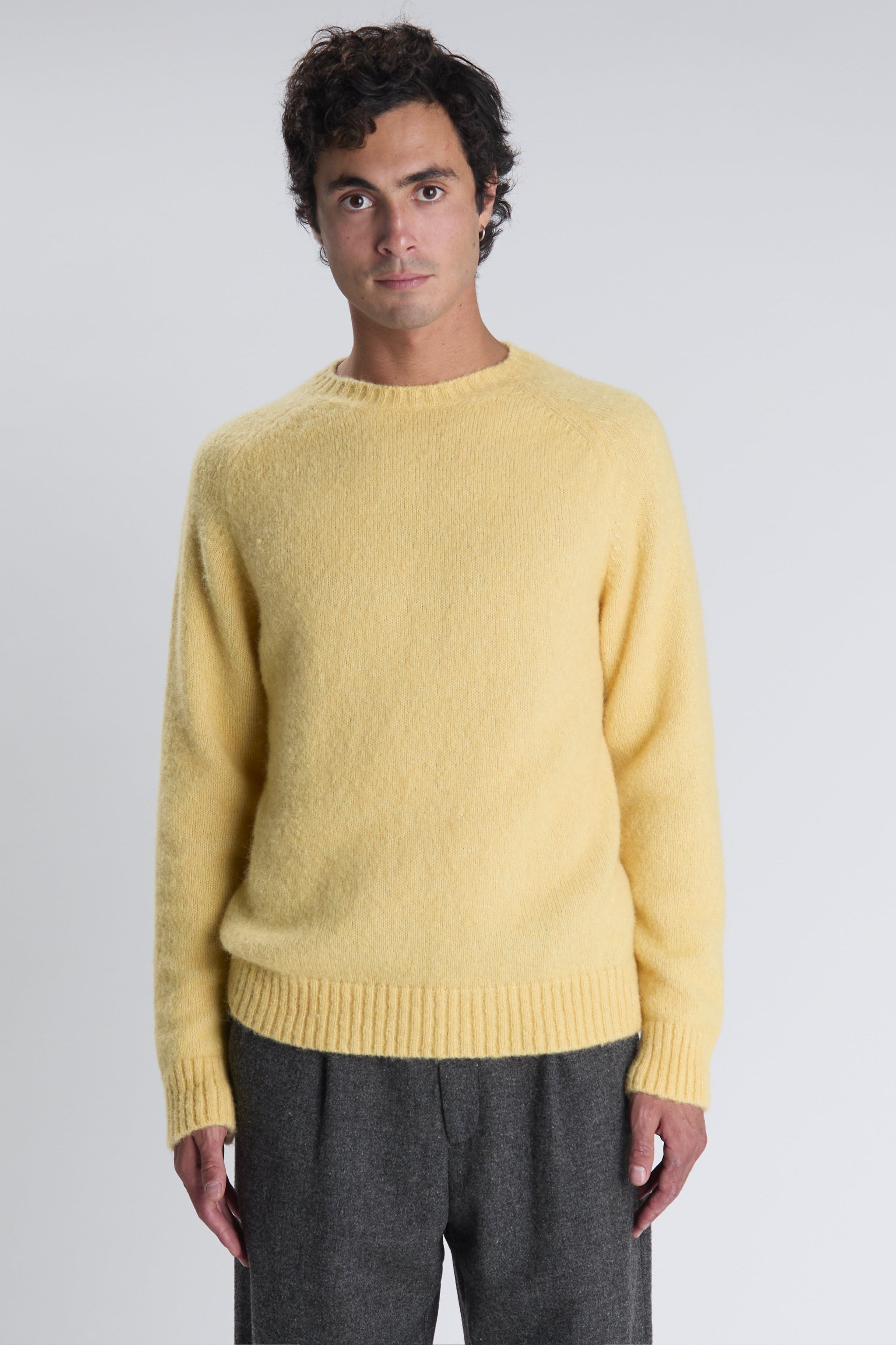 John yellow sweater