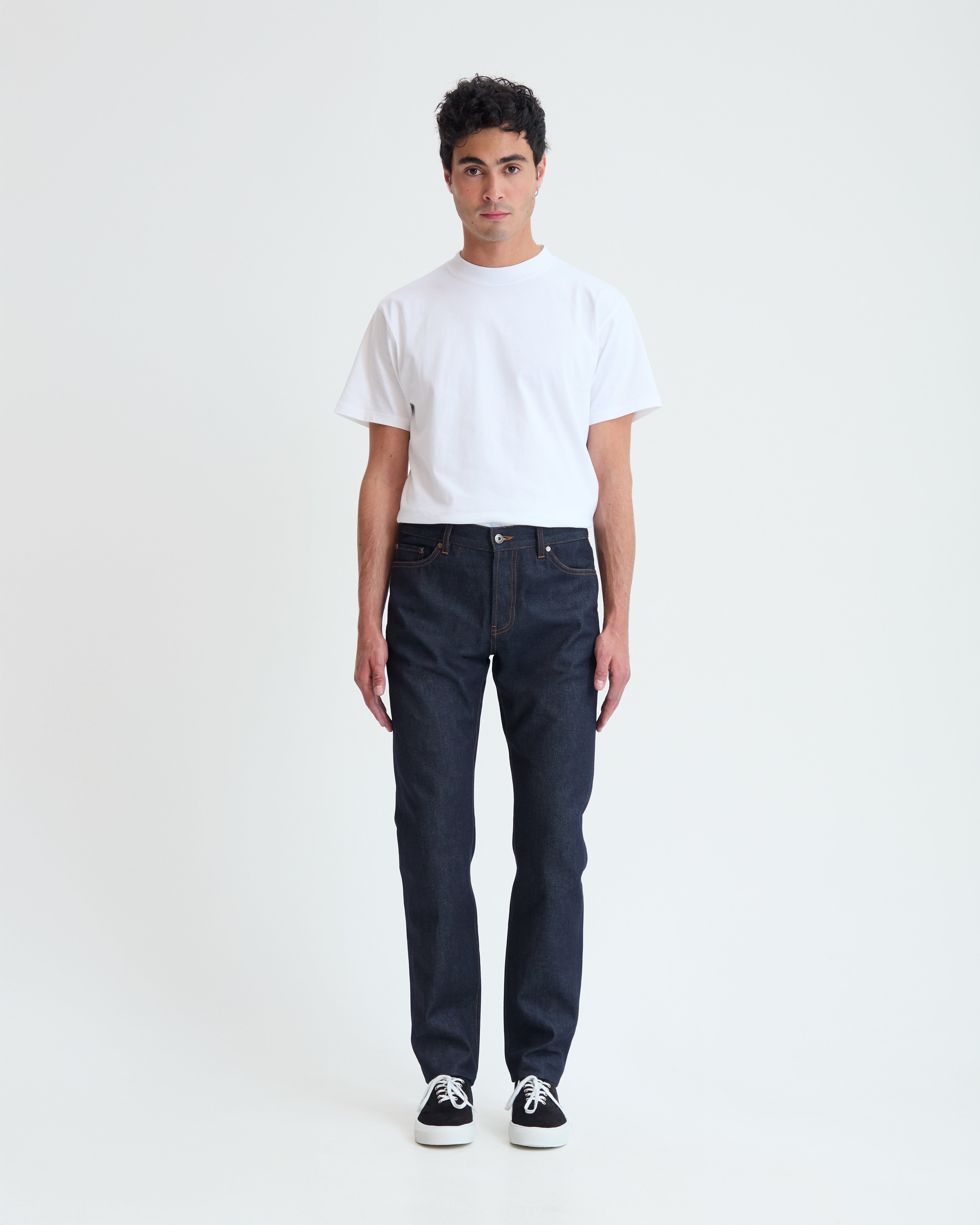 Alberto raw jeans in indigo