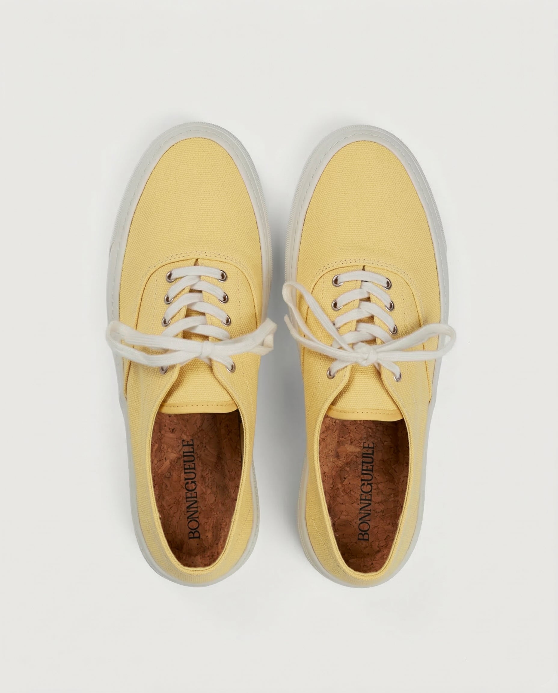 Sneakers Nazare jaune pâle
