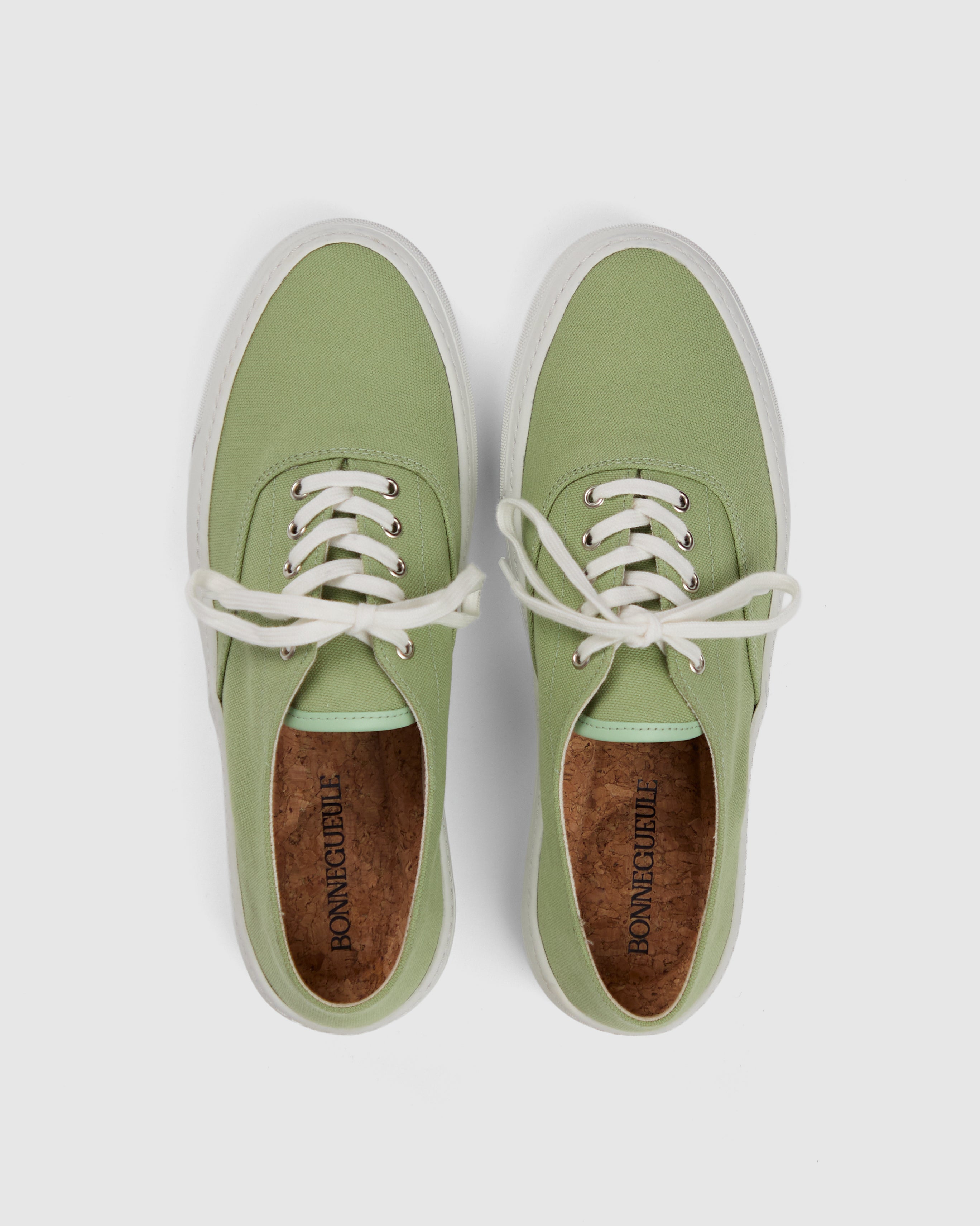 Sneakers Nazare vert pastel