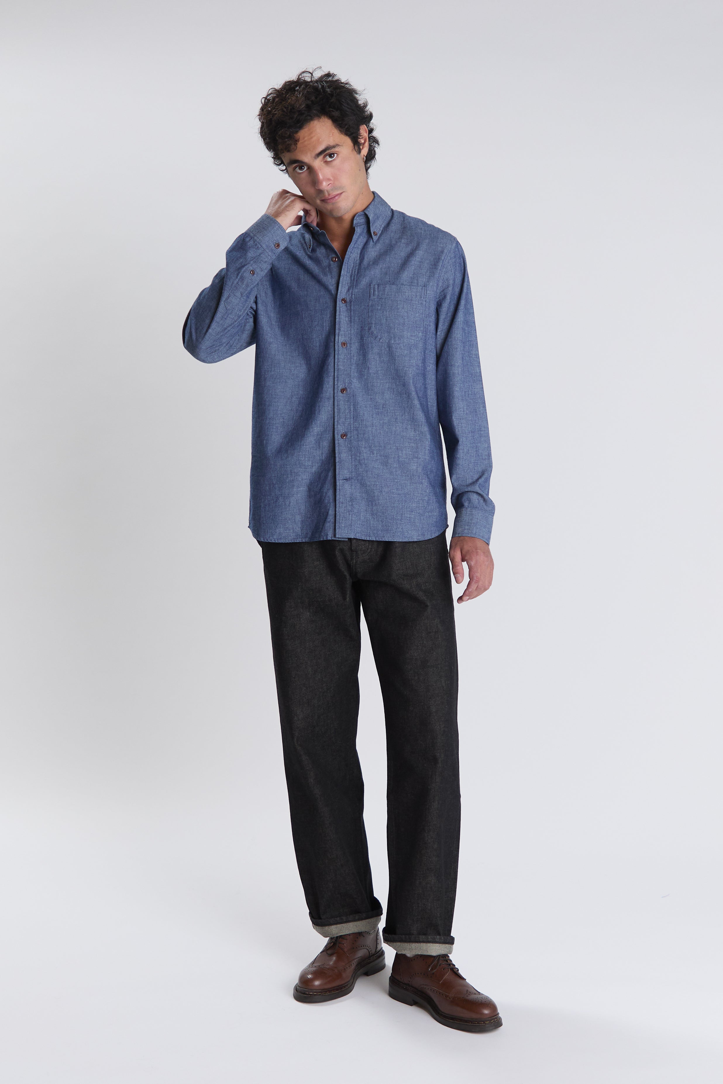 Chemise Calvi indigo