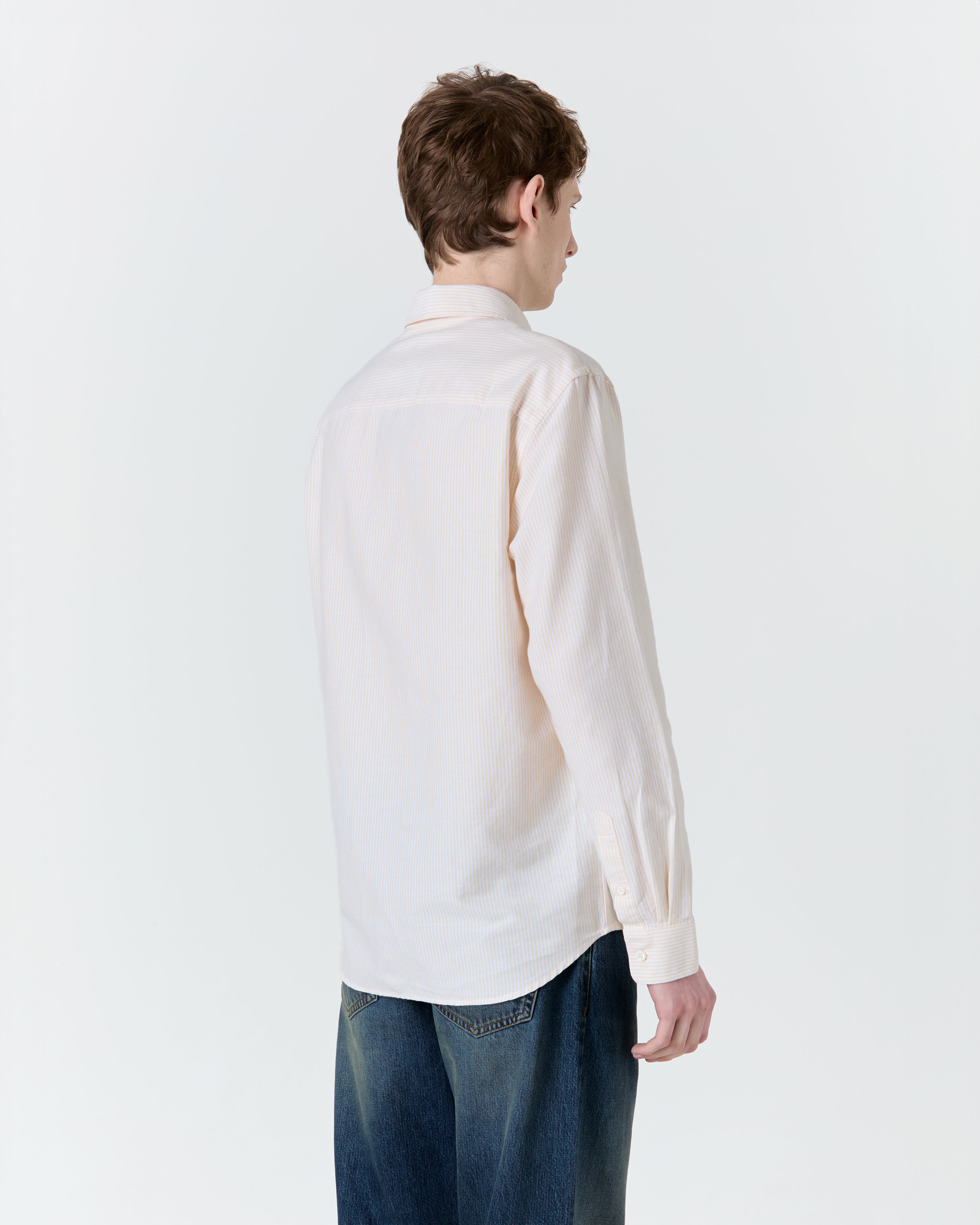 Chemise Calvi jaune et blanc