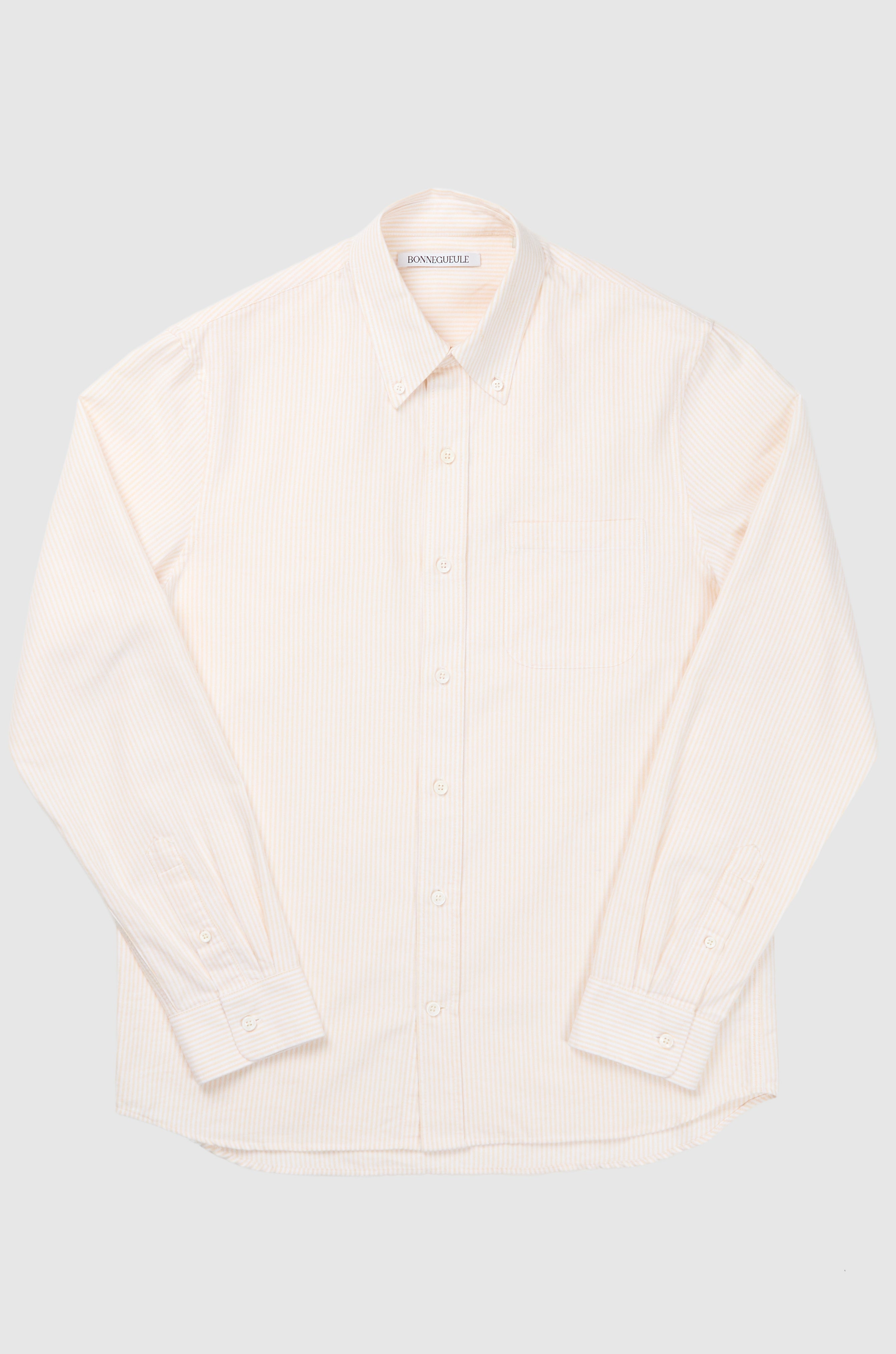 Chemise Calvi jaune et blanc