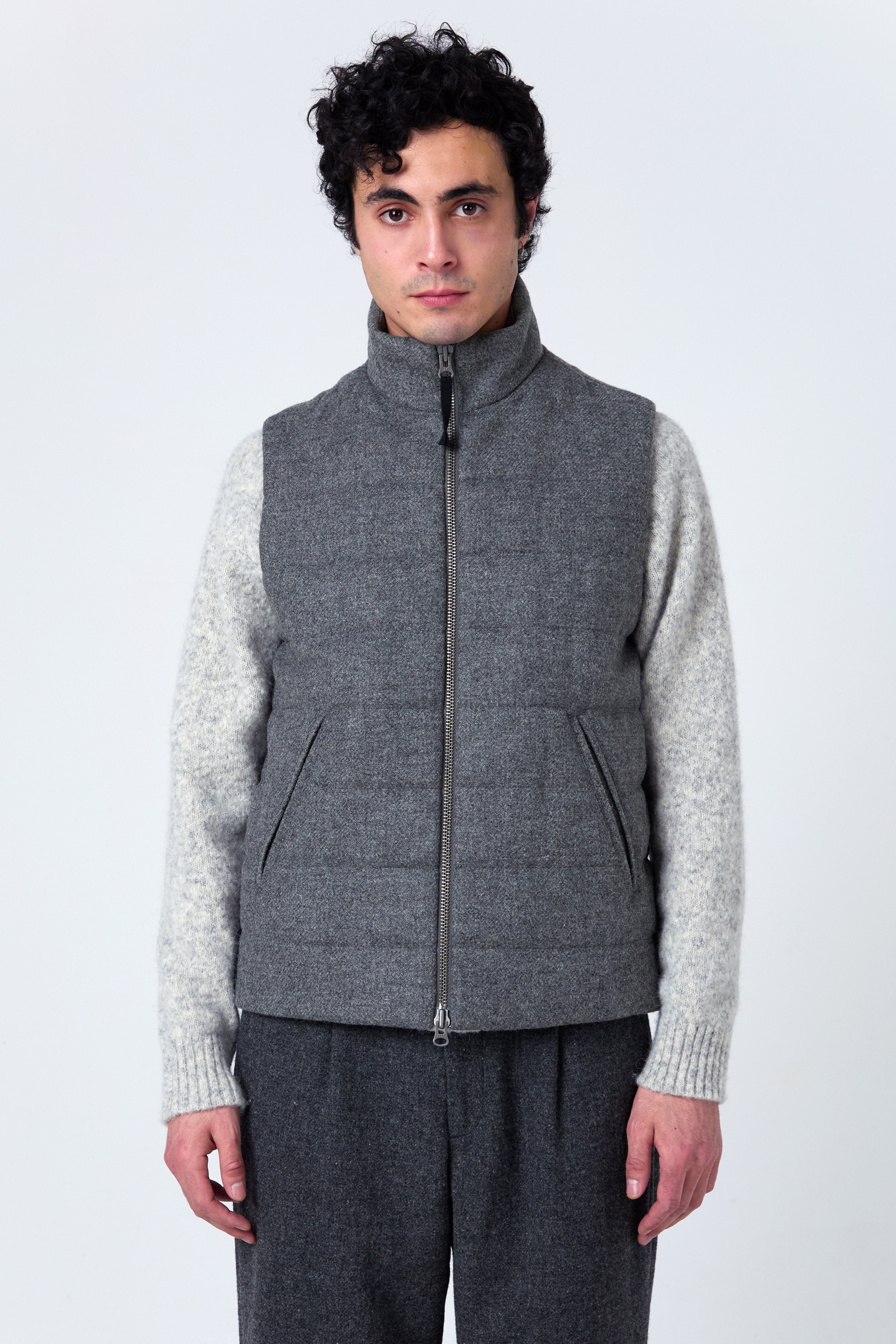 Gilet sans manches Kielce gris