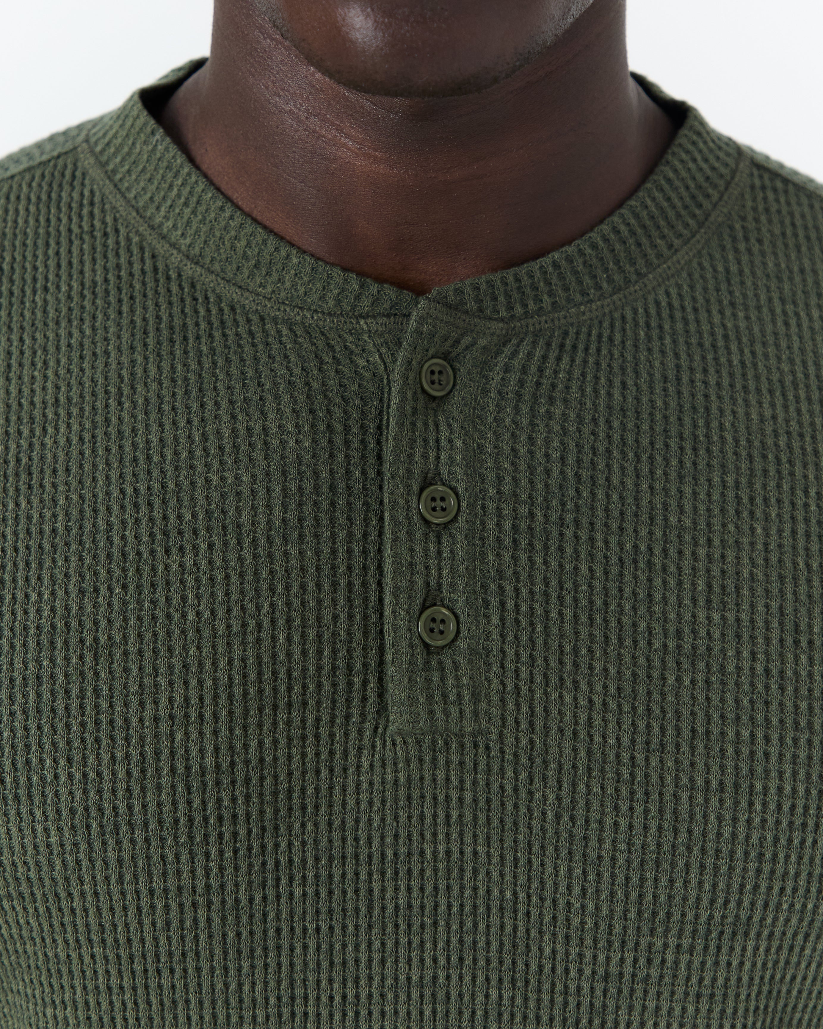 Boston henley in khaki