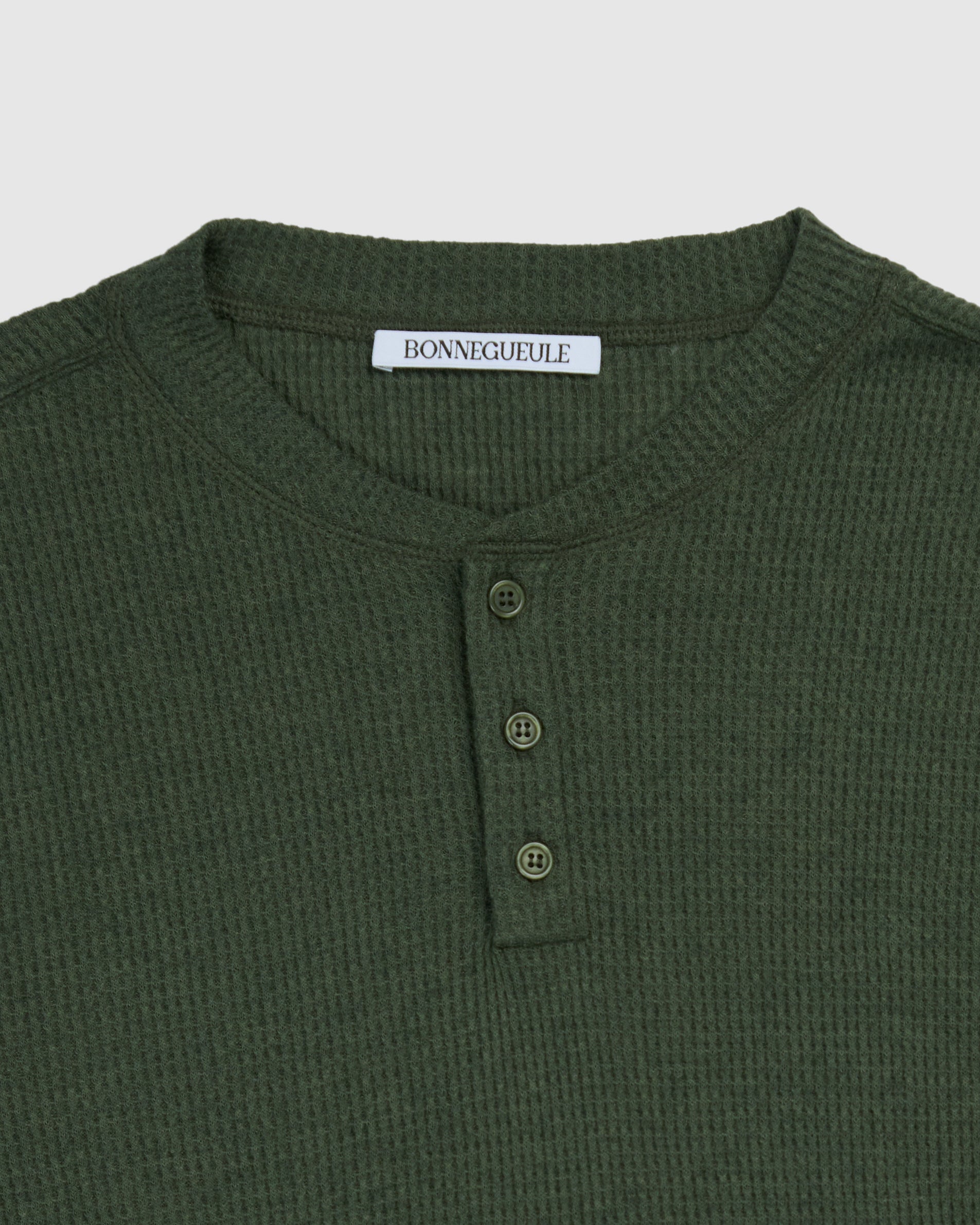 Boston henley in khaki