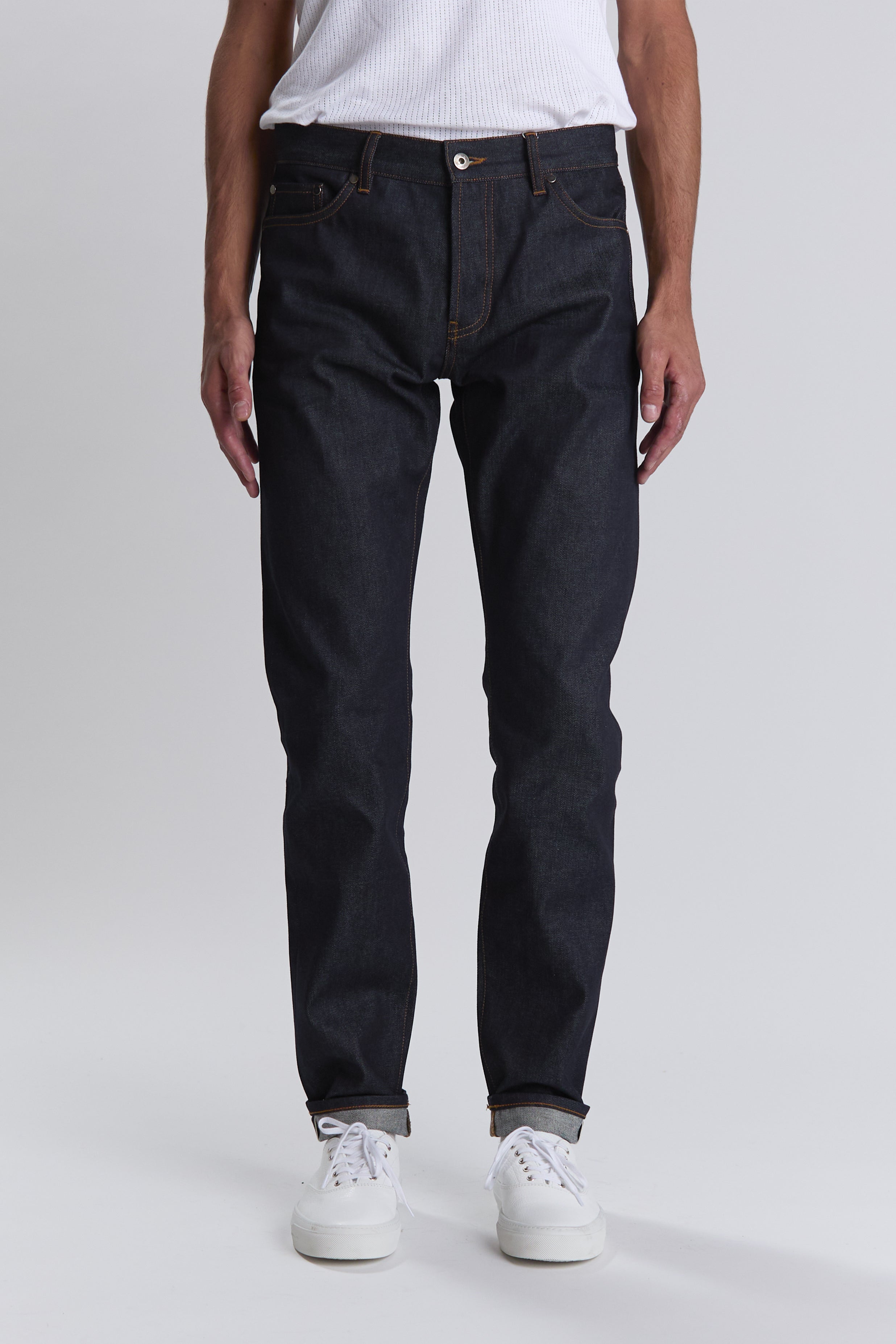 Alberto raw jeans in indigo