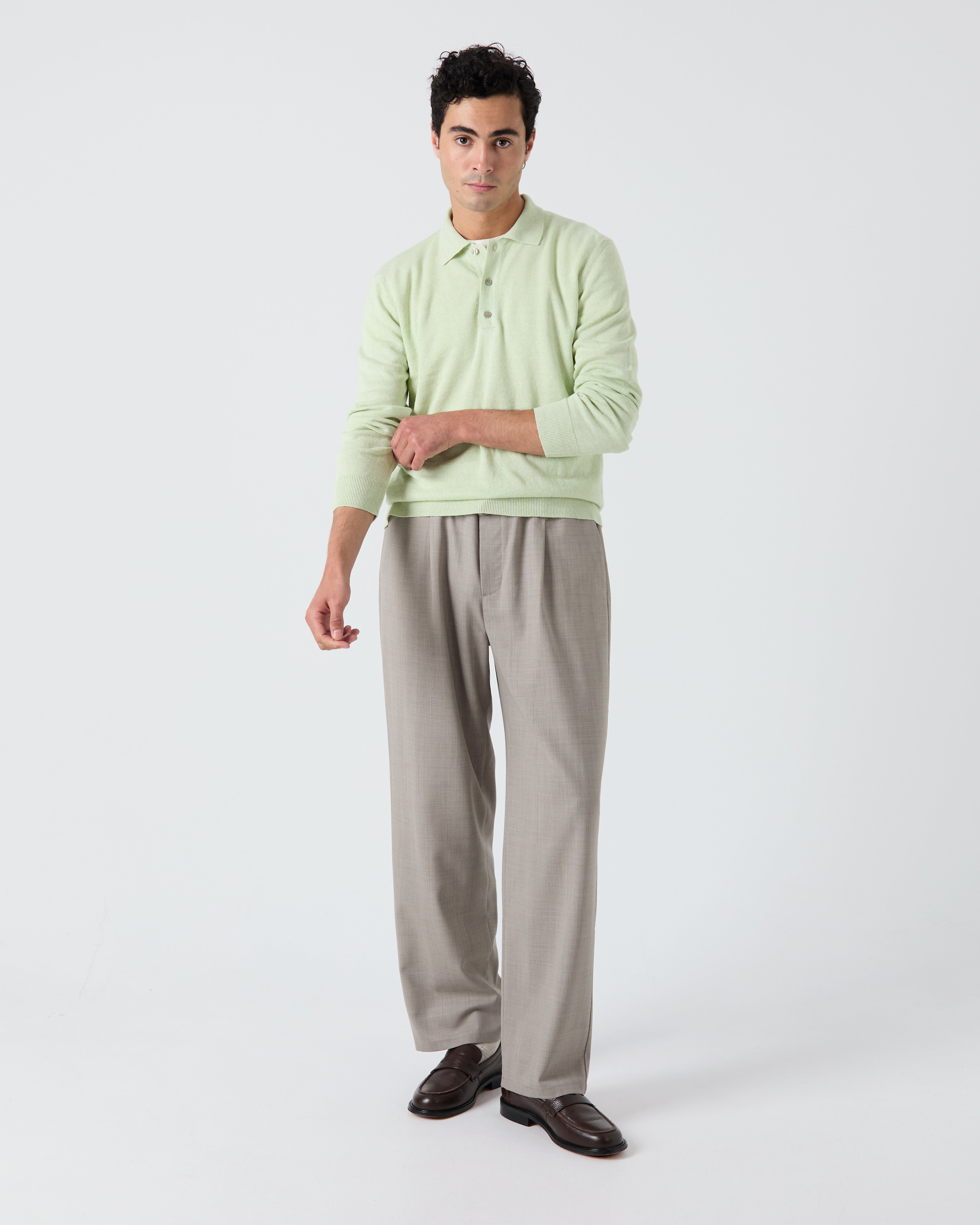 Pull Padova vert pastel