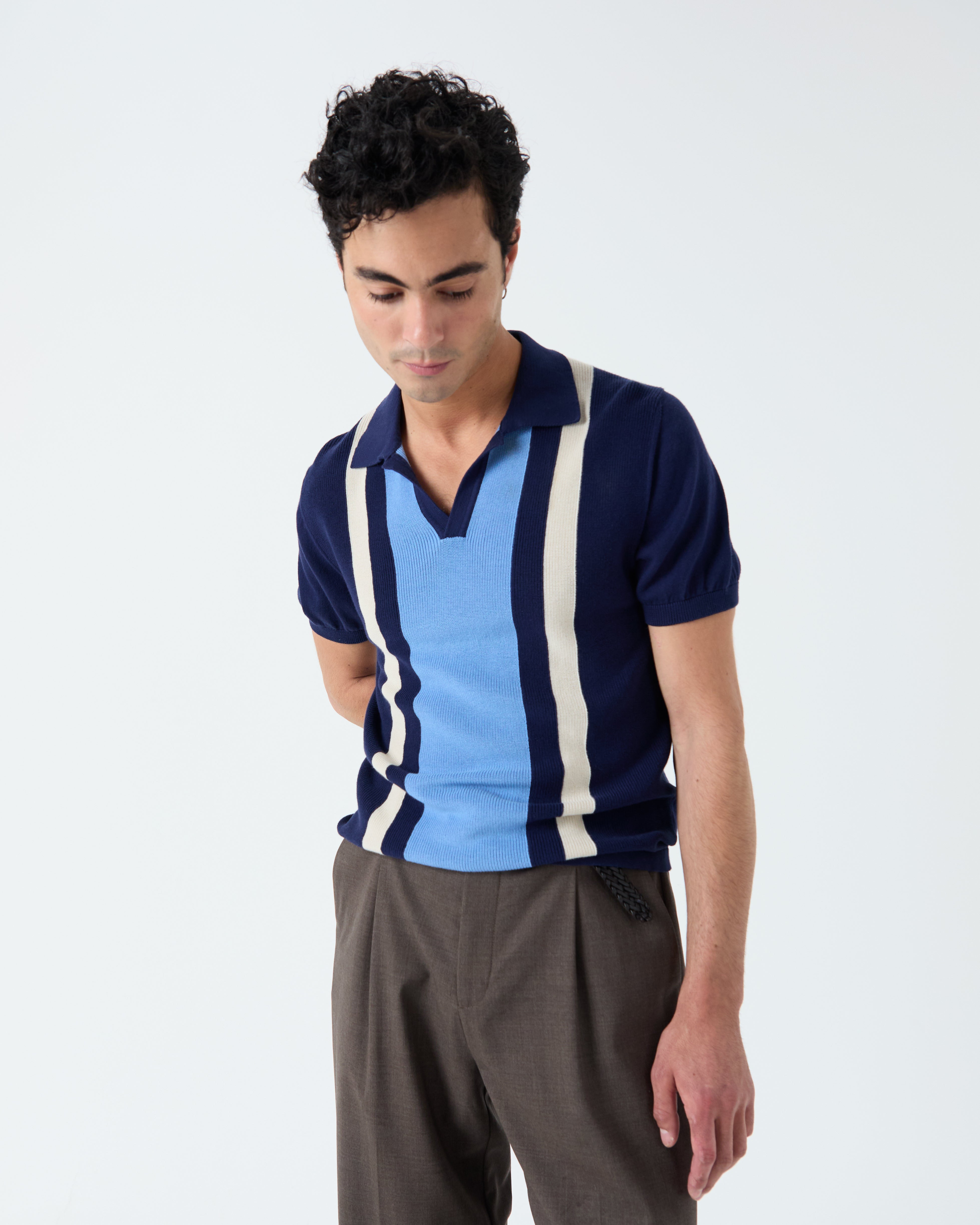 Polo Numana marine à rayures