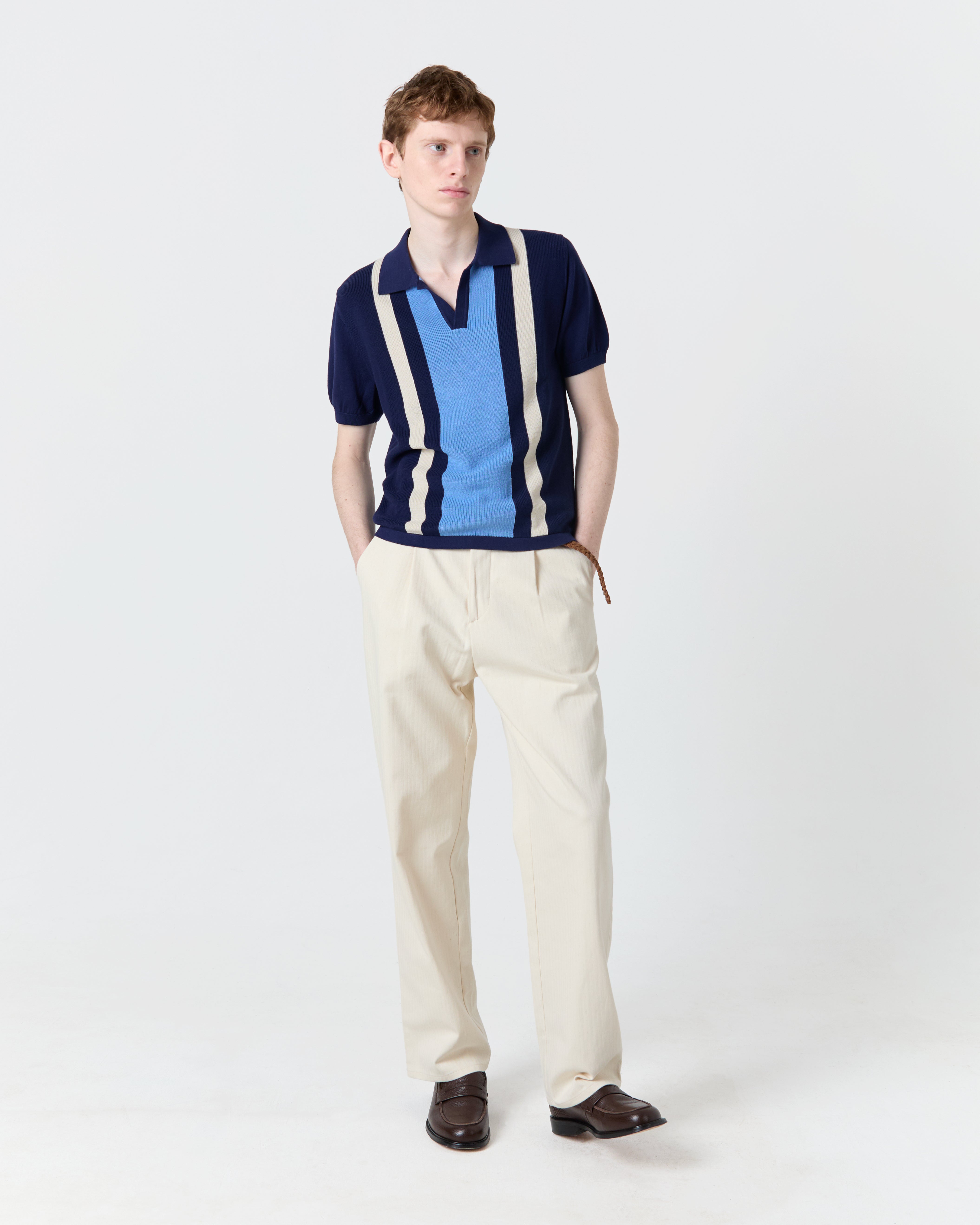 Polo Numana marine à rayures