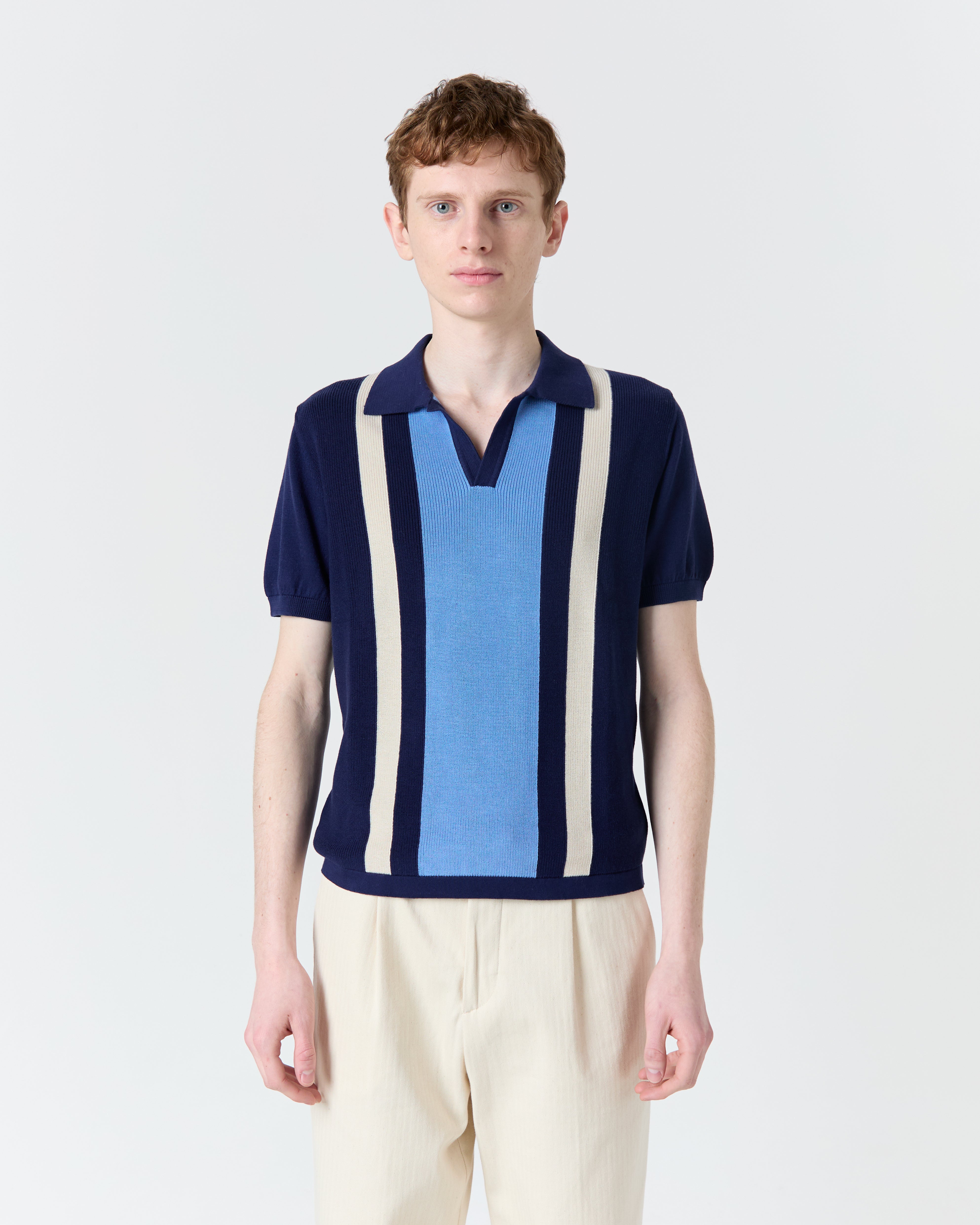 Polo Numana marine à rayures