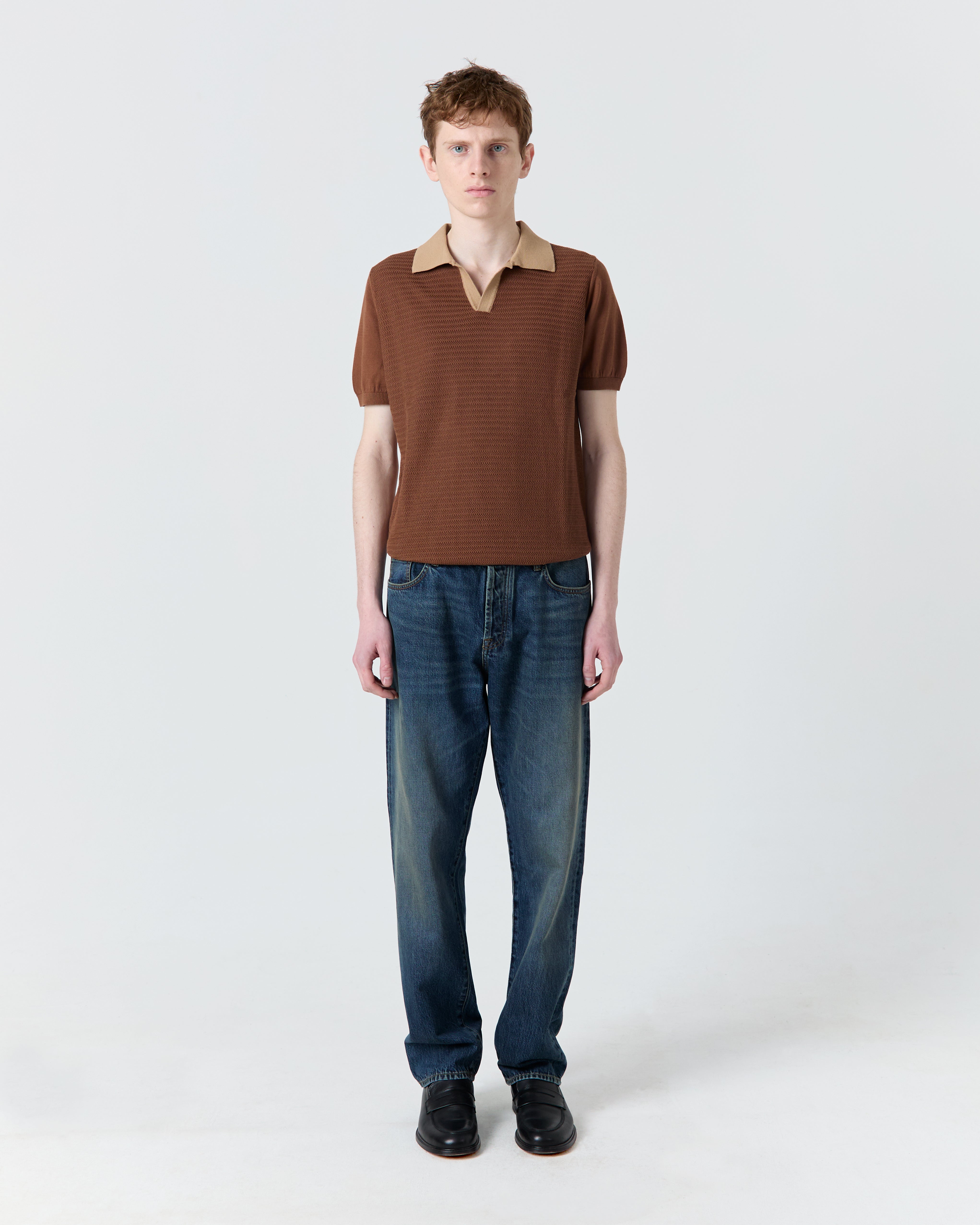 Polo Numana marron