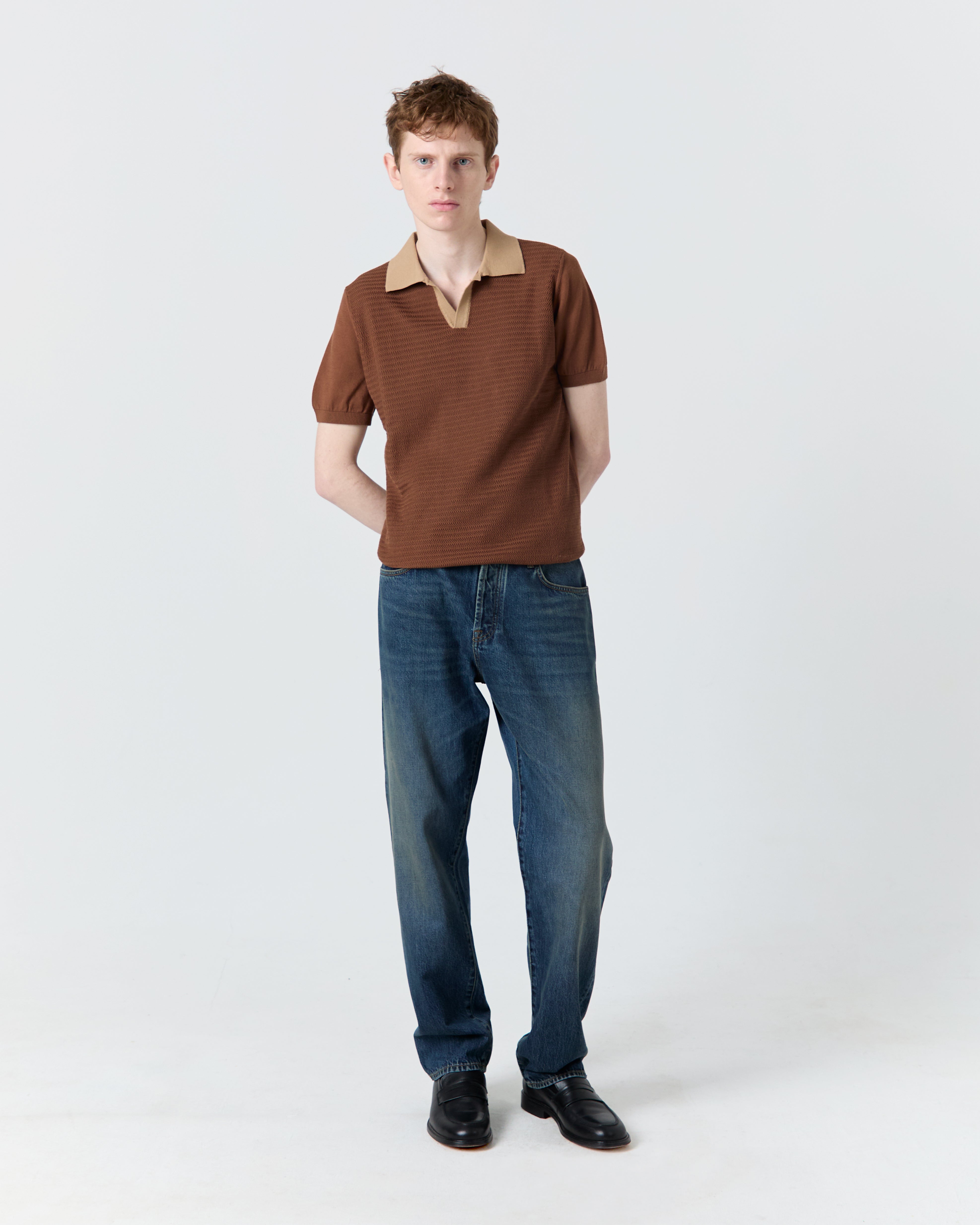 Polo Numana marron