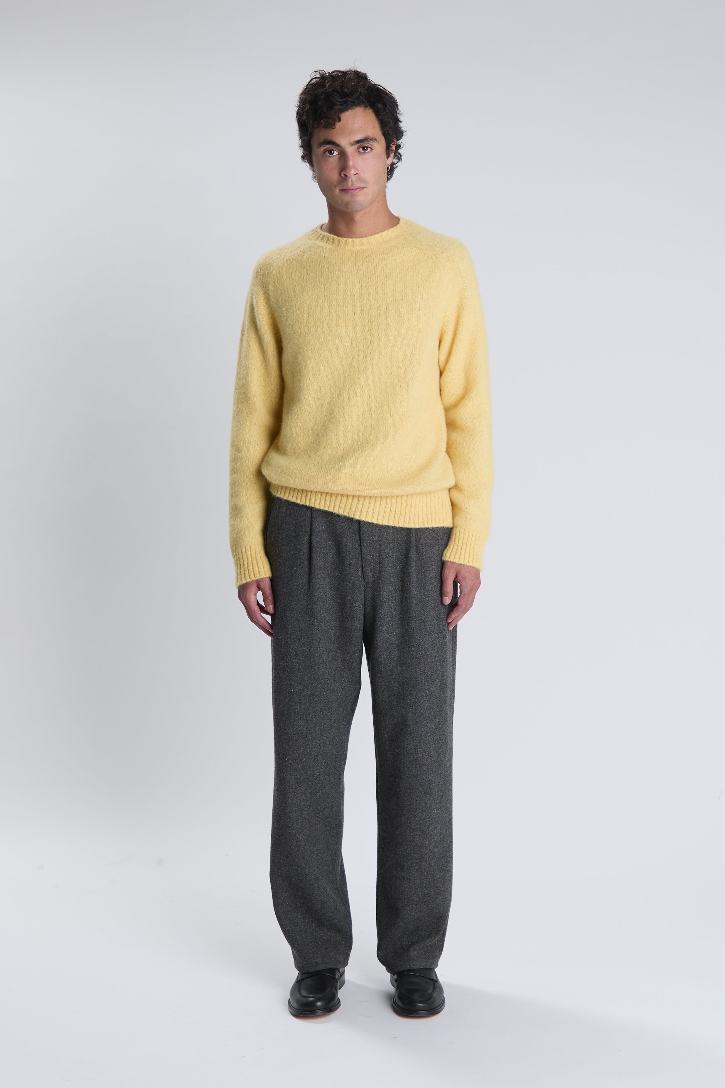John yellow sweater