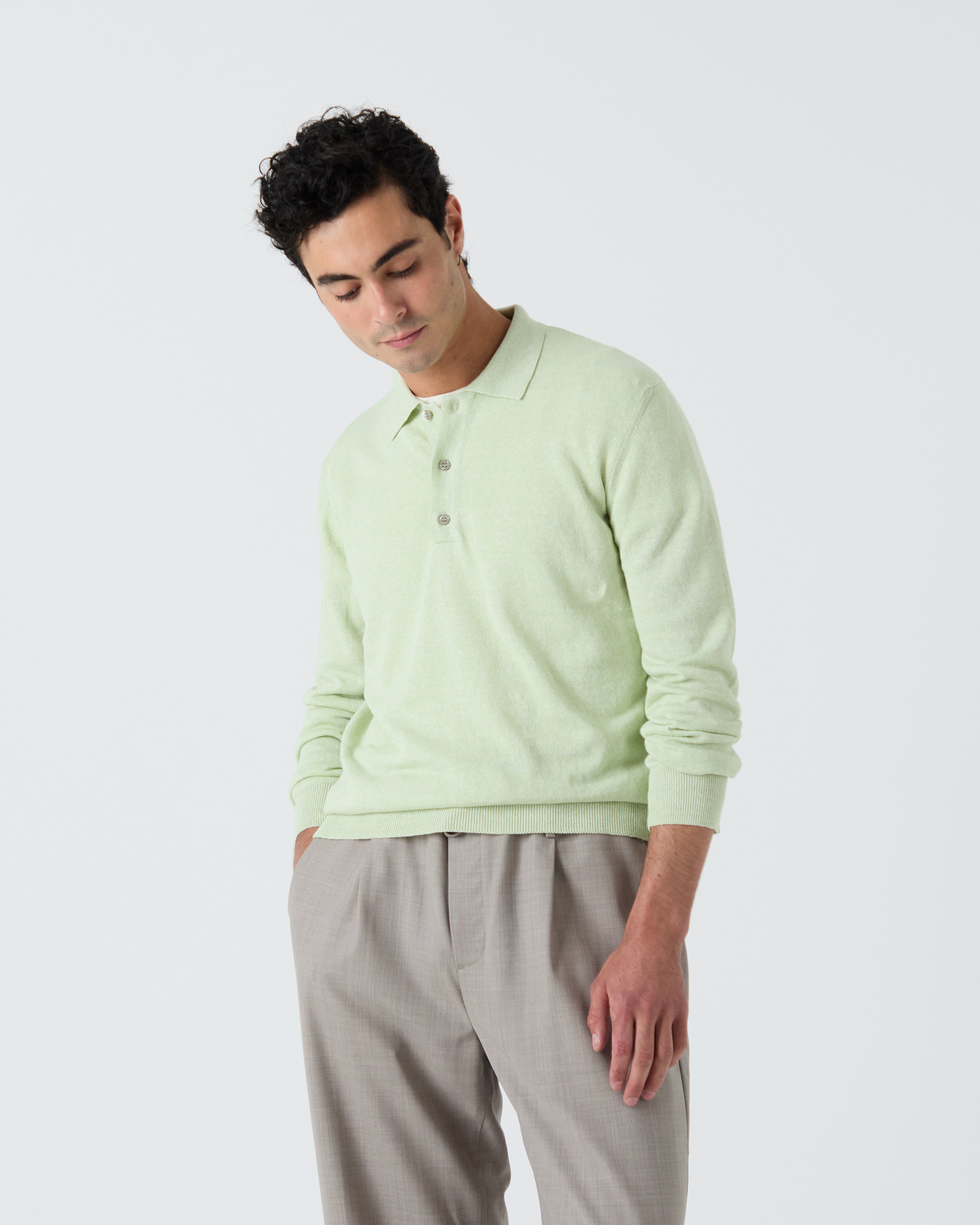 Pull Padova vert pastel