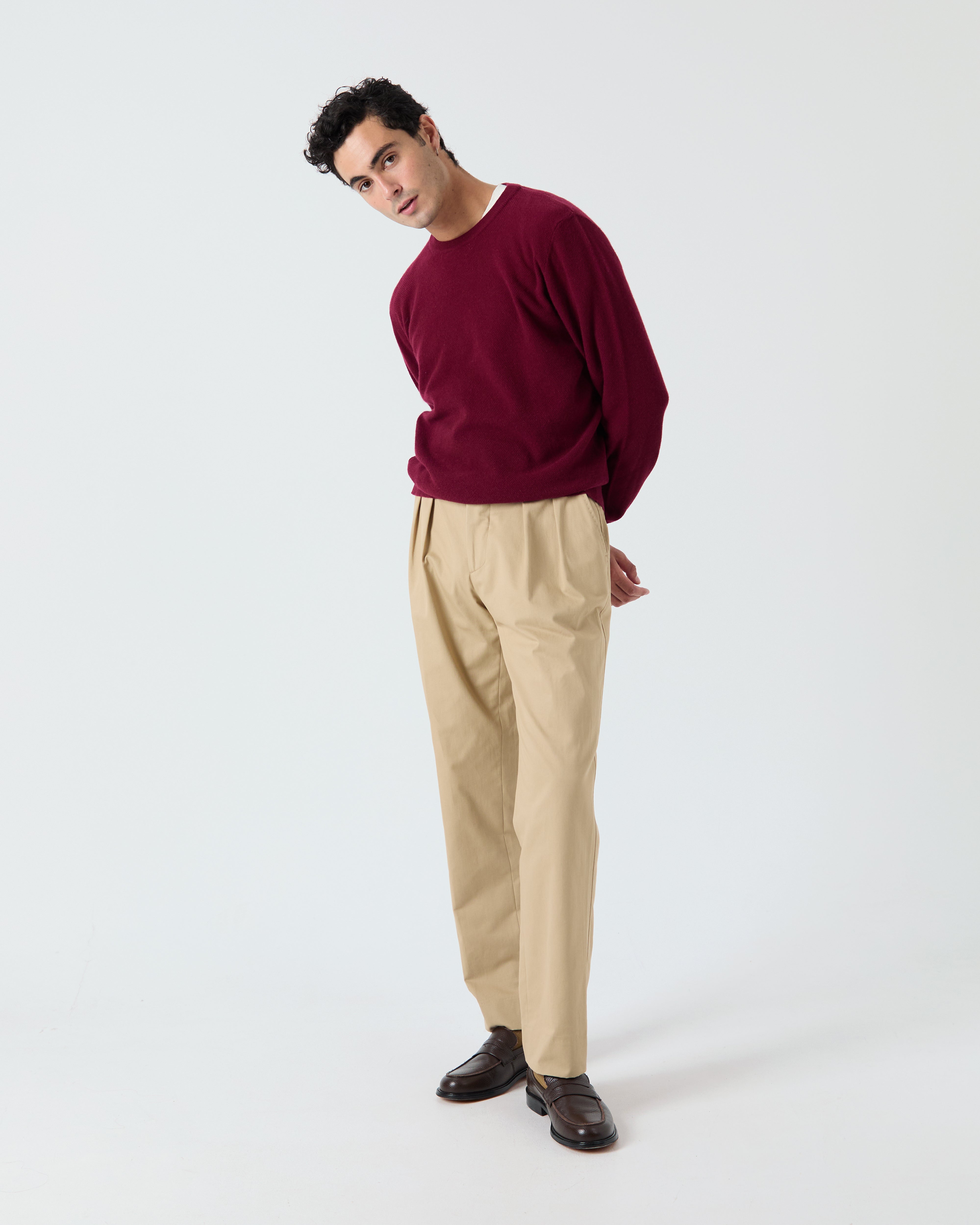 Pull Veneto bordeaux