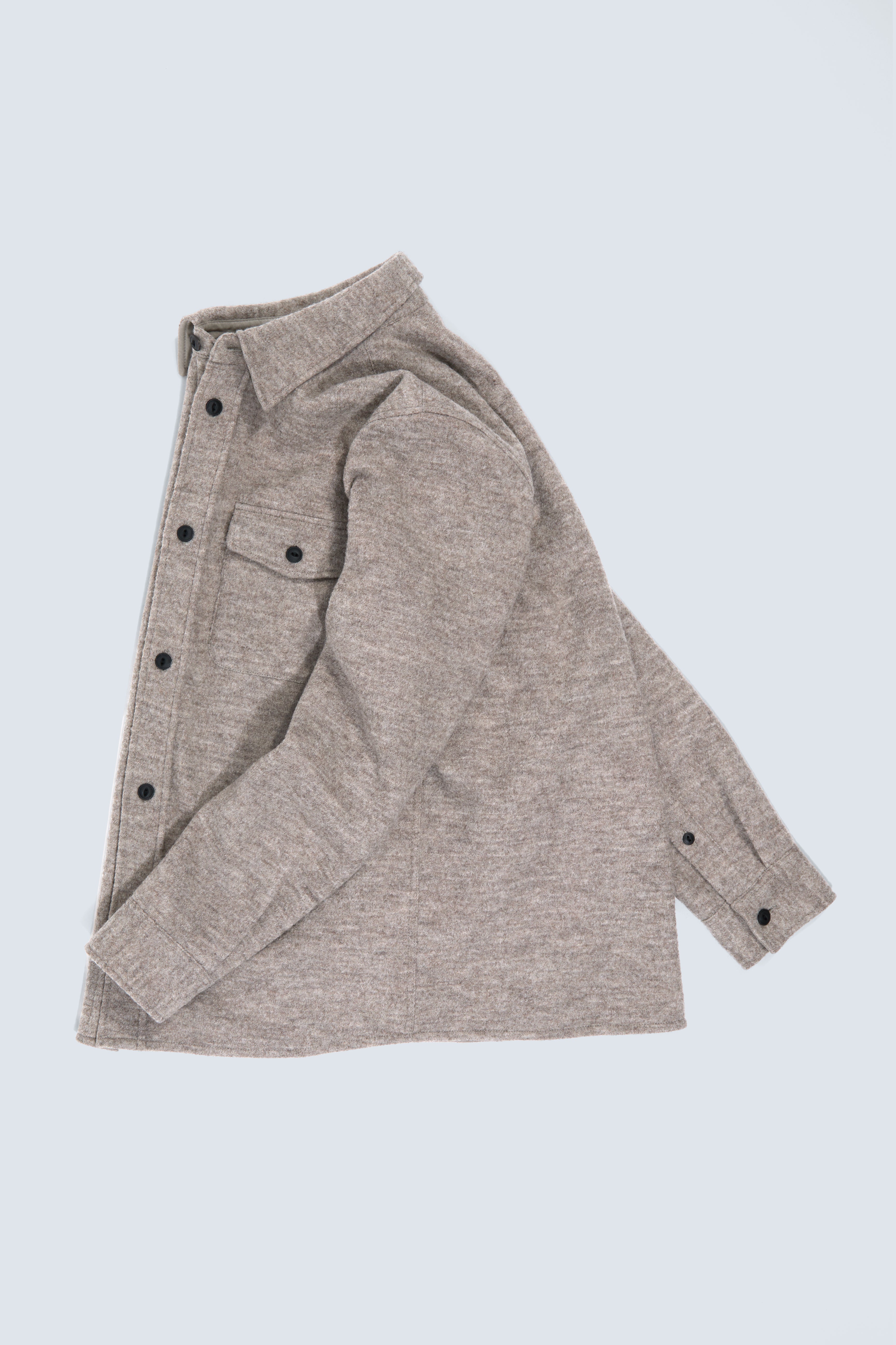 Milo overshirt in beige