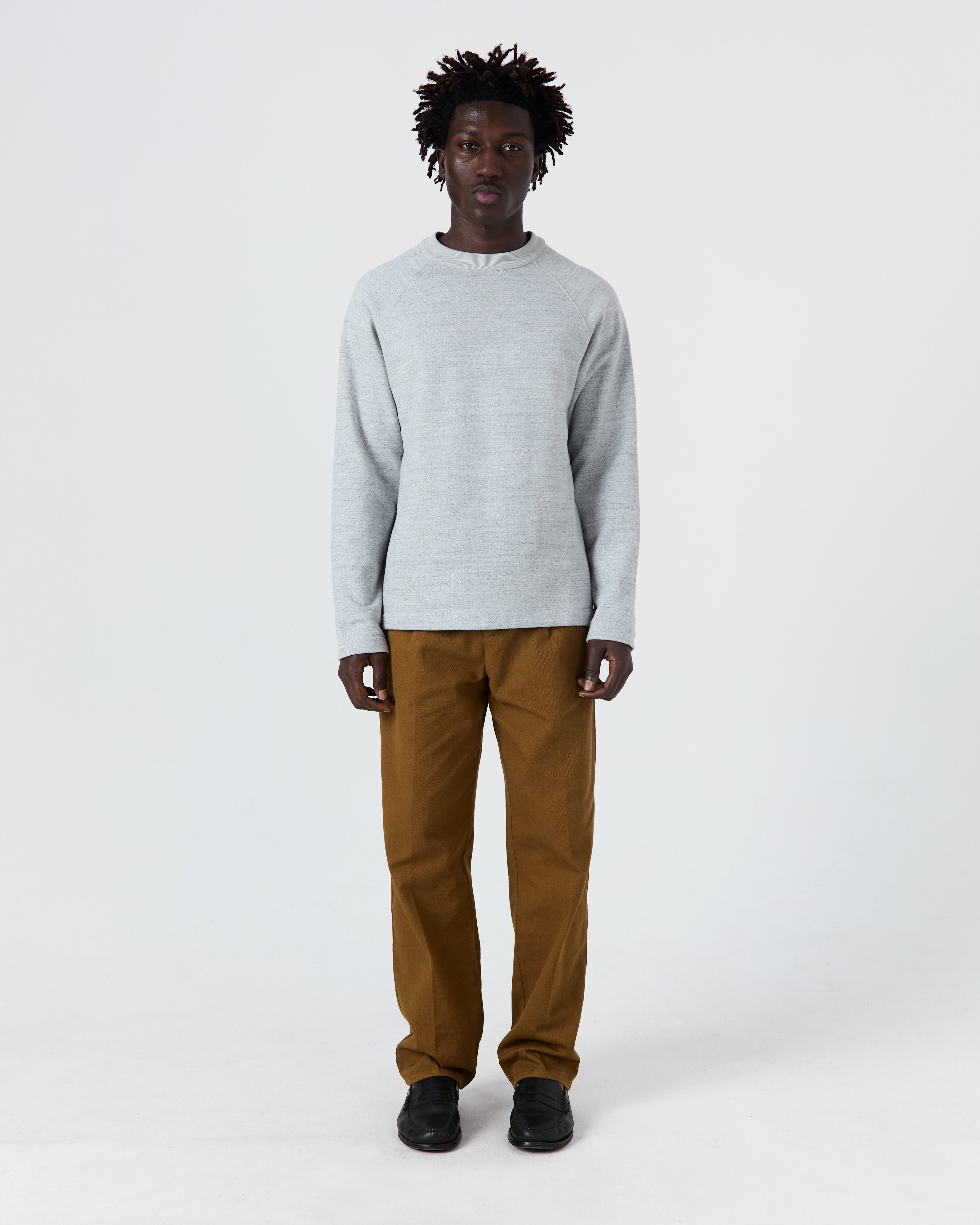 Sweatshirt Lowell gris chiné