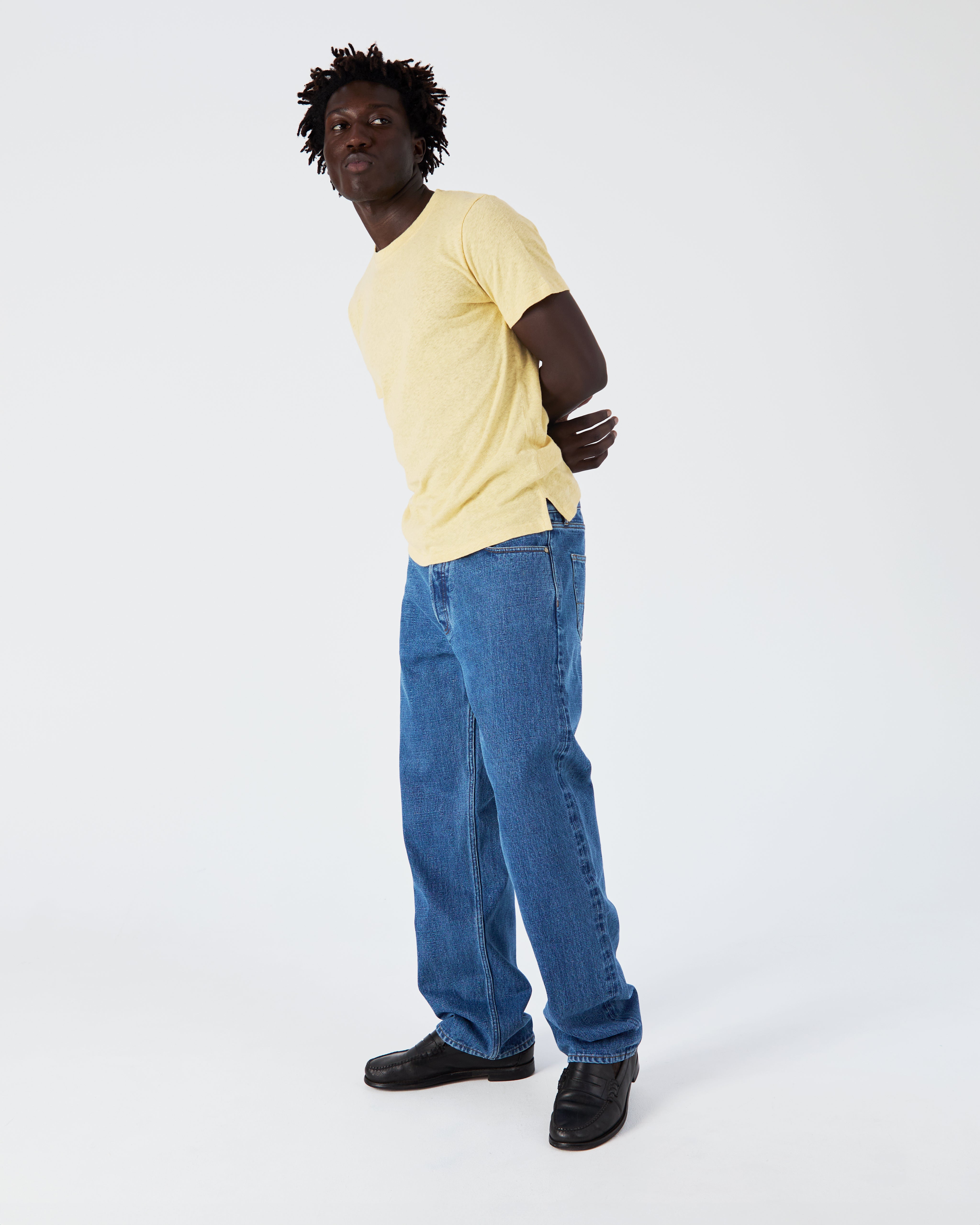 T-shirt Miami jaune pâle