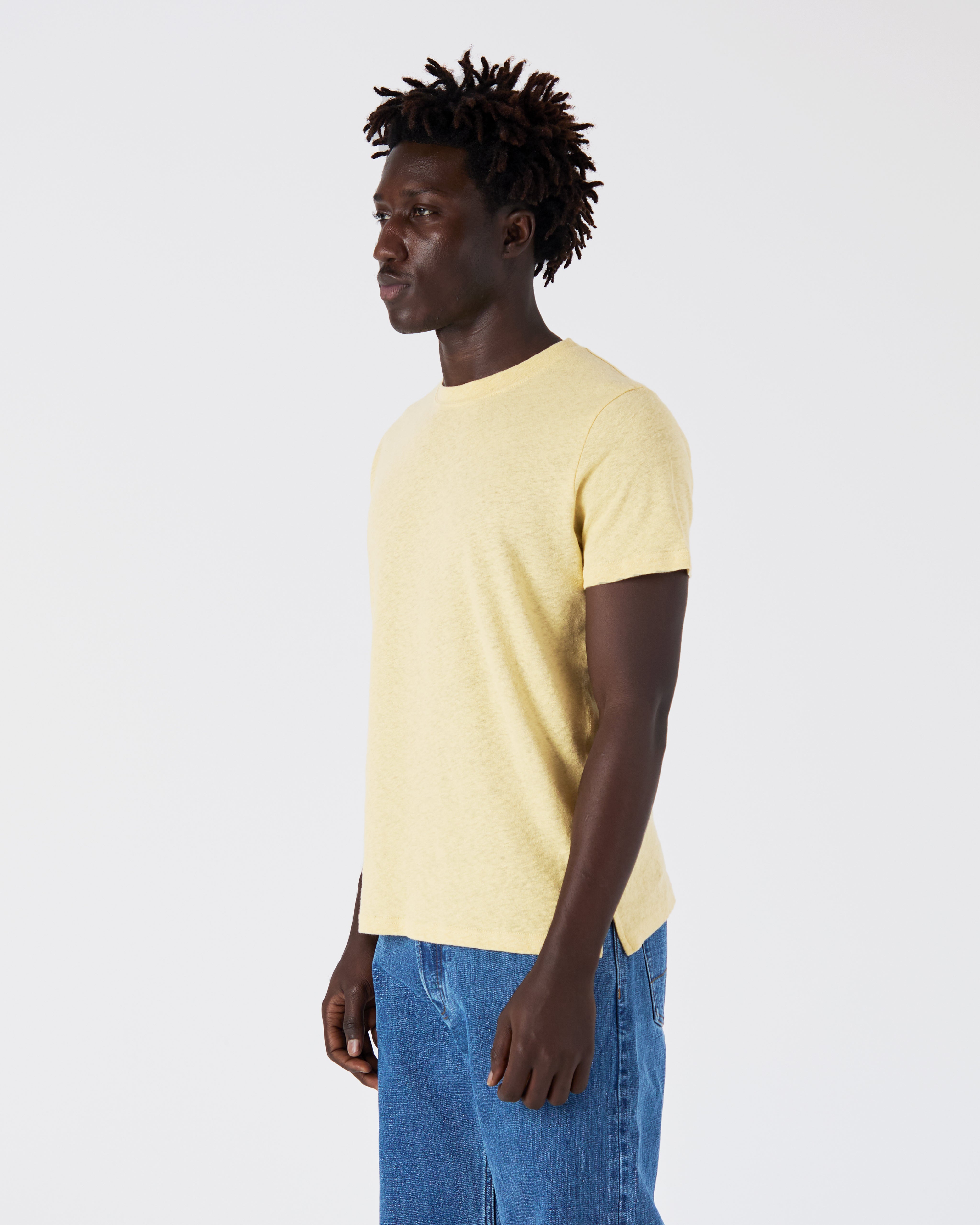 T-shirt Miami jaune pâle
