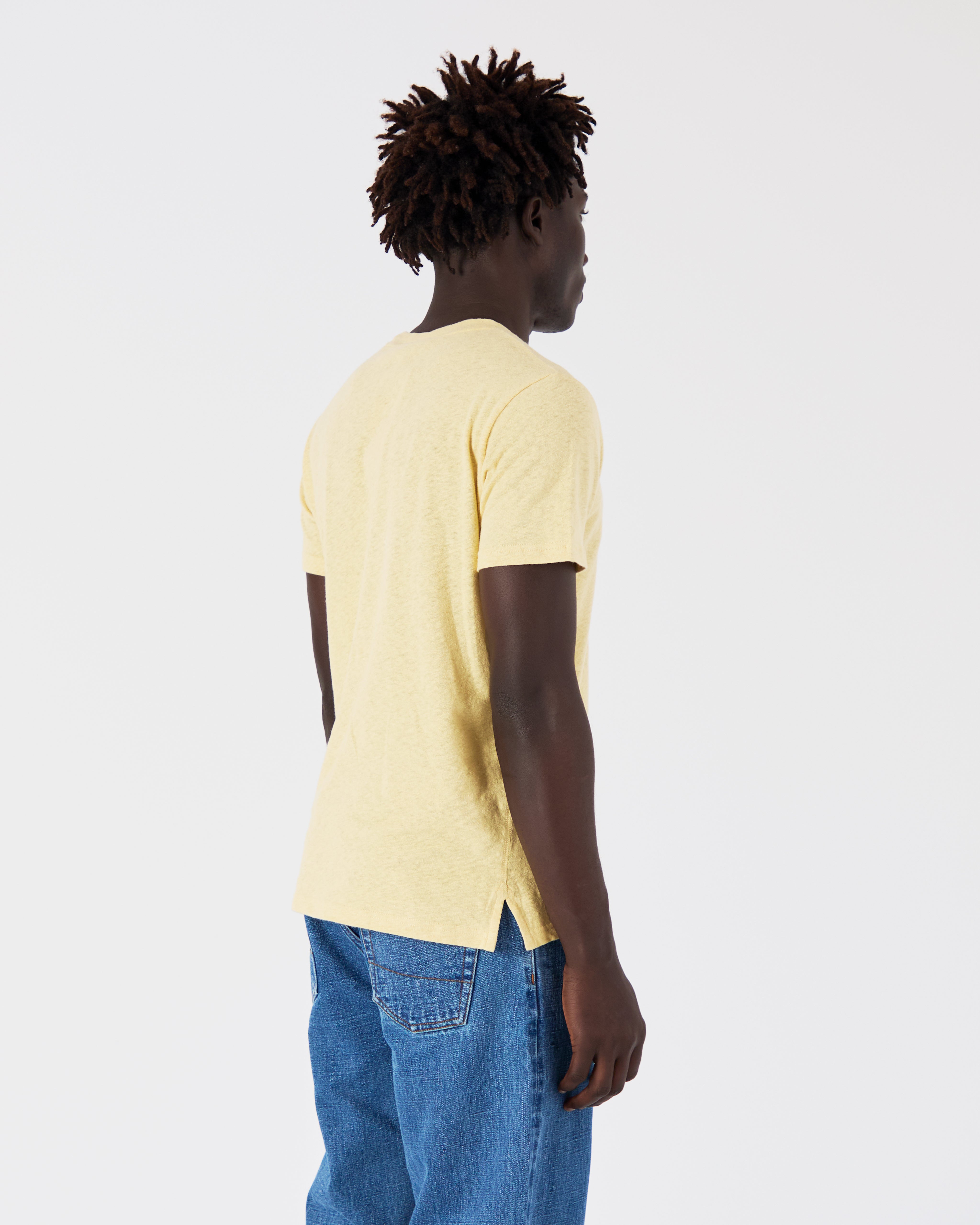 T-shirt Miami jaune pâle