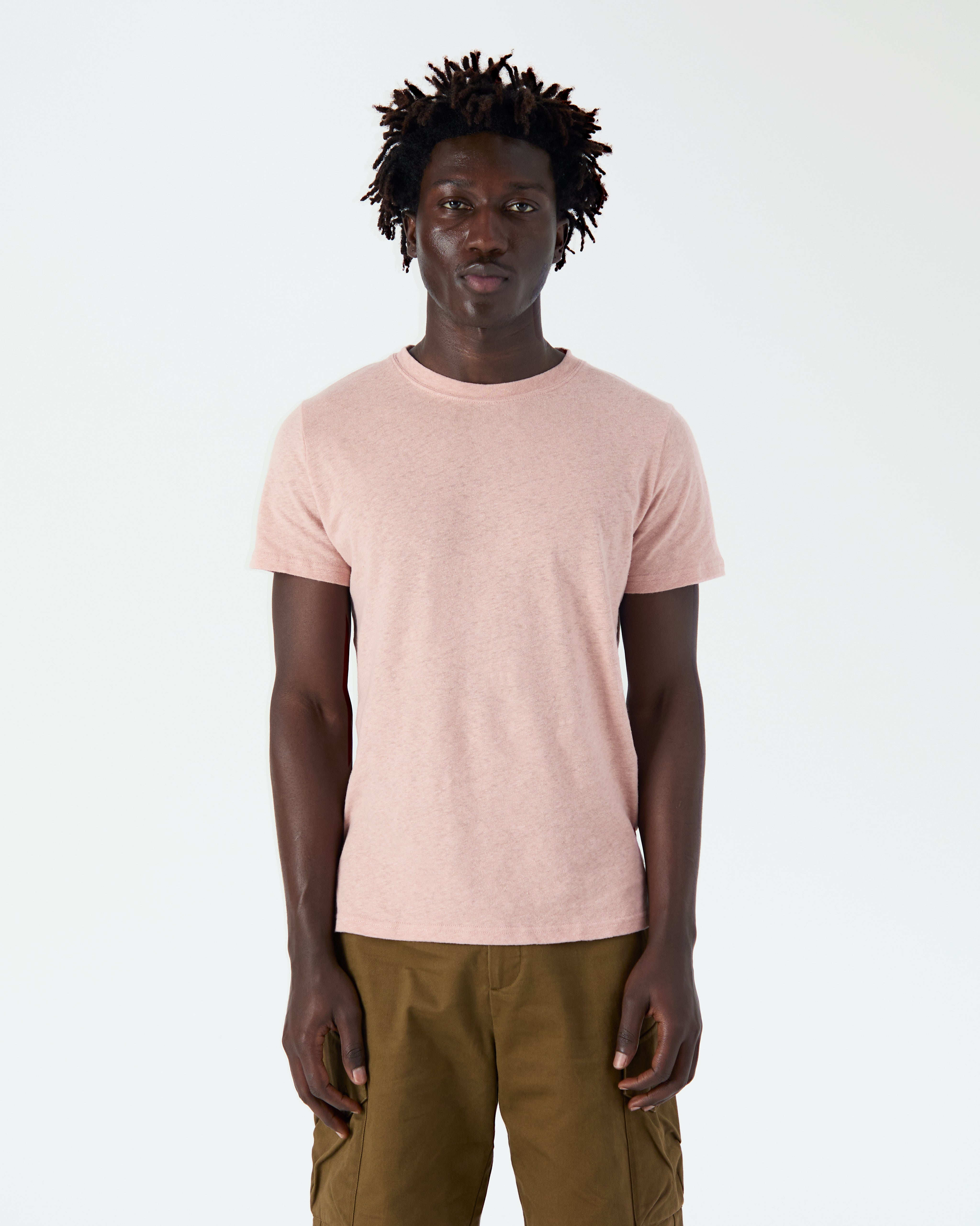 T-shirt Miami rose pâle