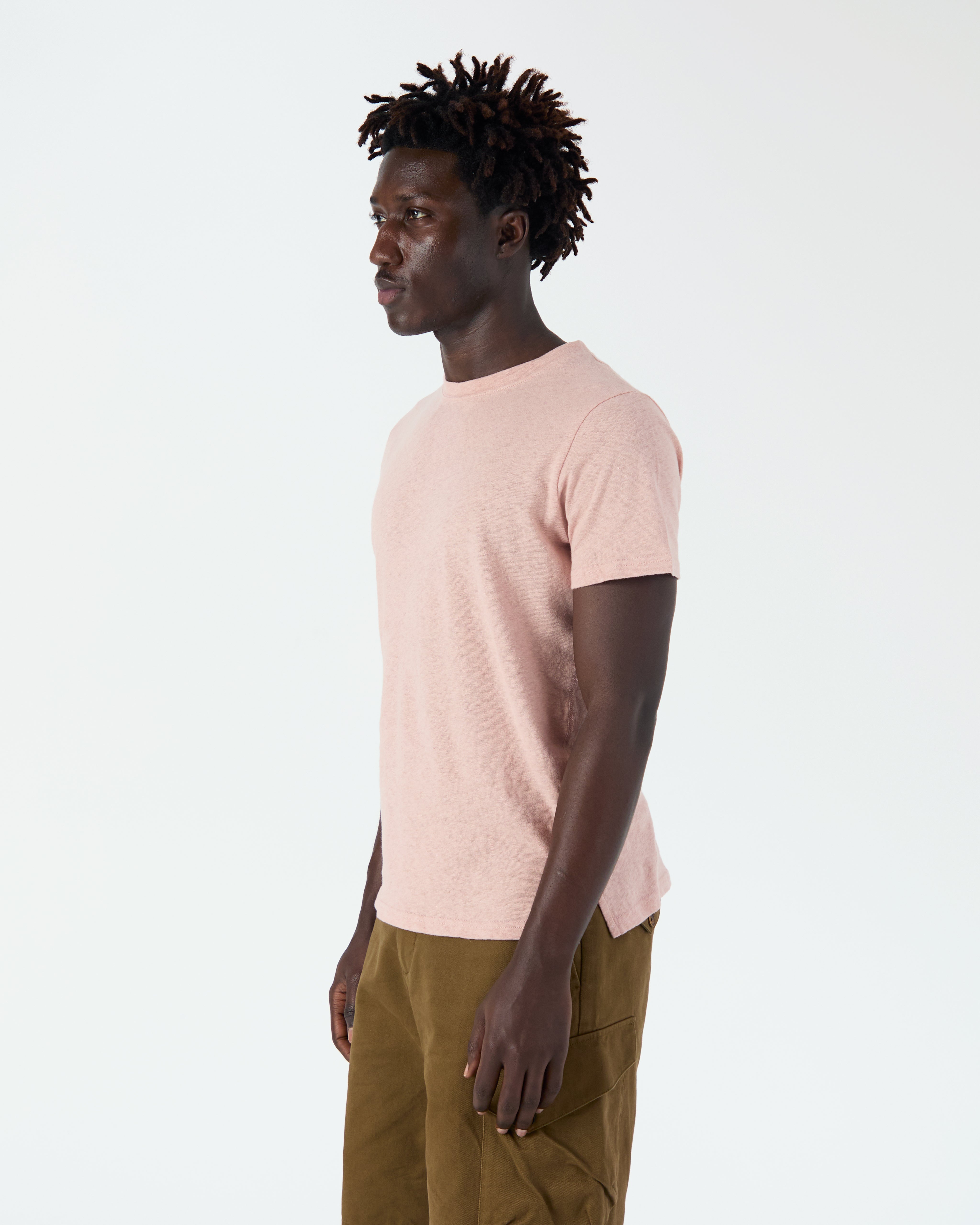 T-shirt Miami rose pâle