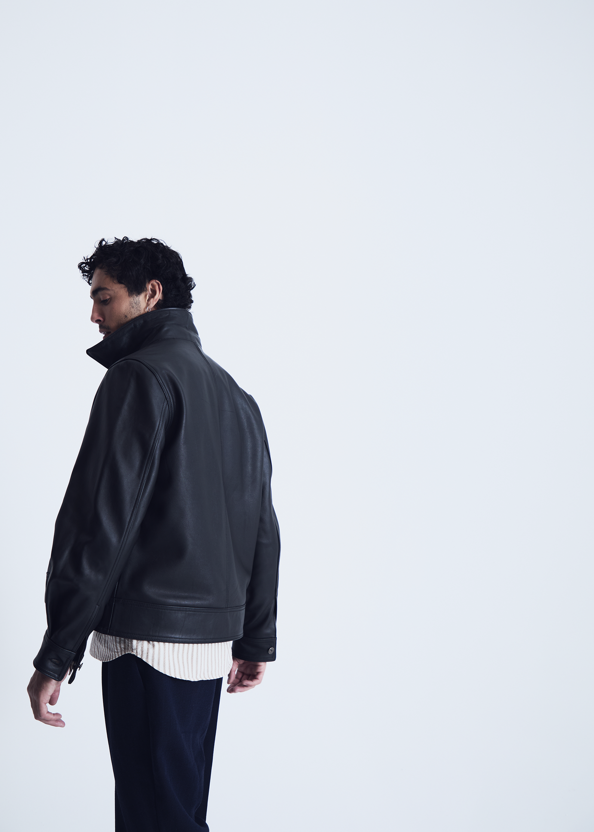 Veste Dillon Cuir Noir