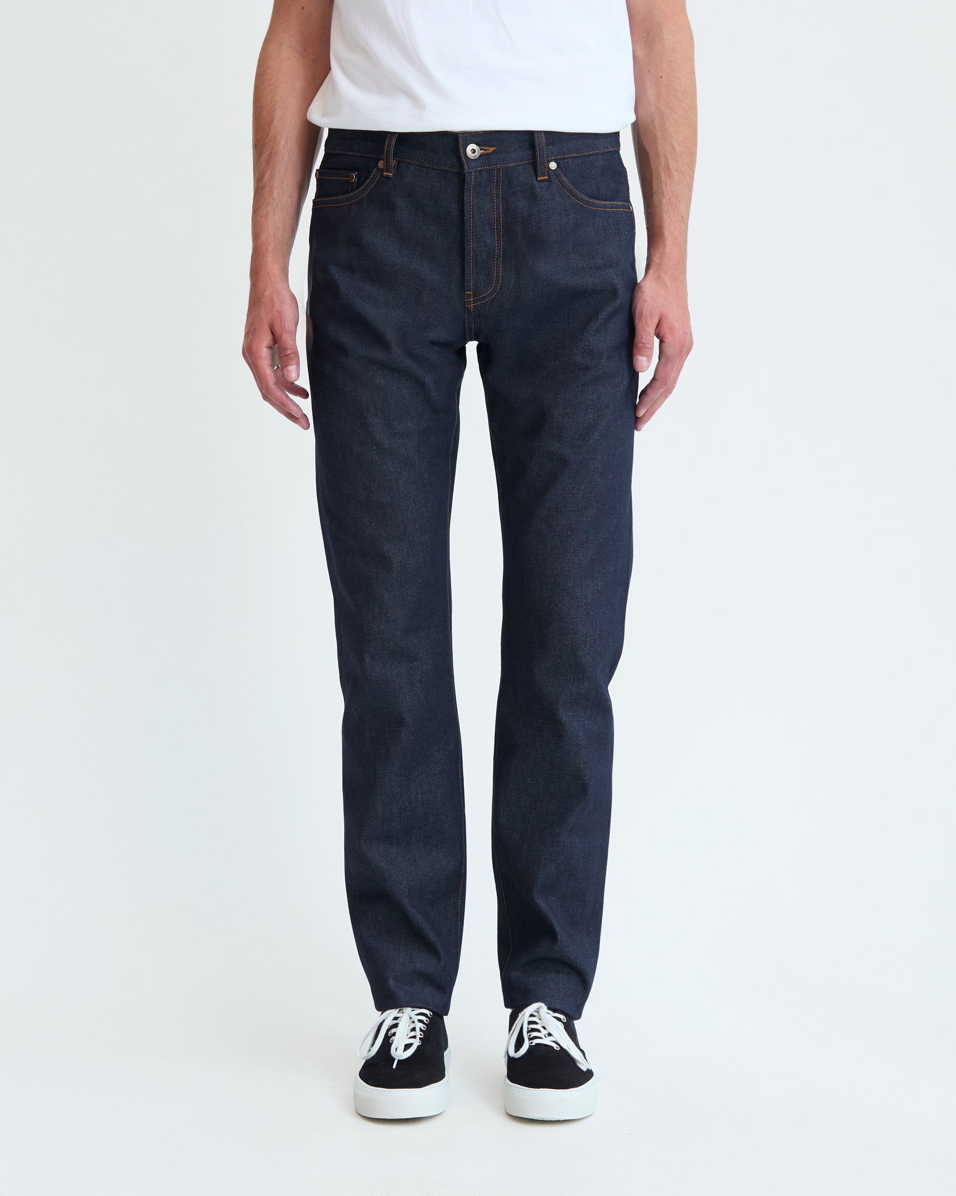 Alberto raw jeans in indigo